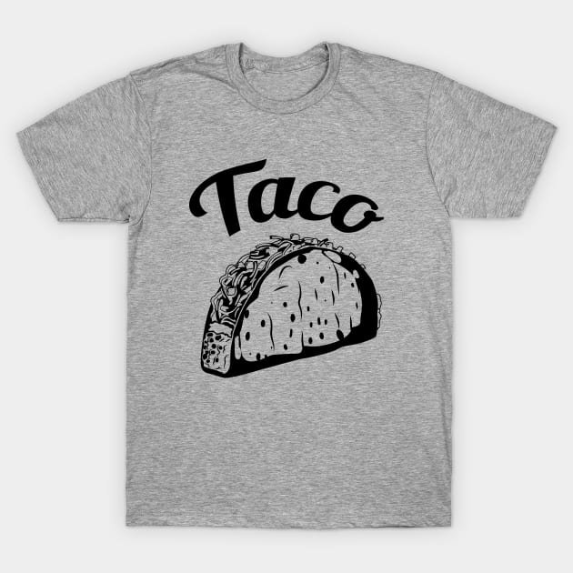 I Love Taco Mexican Food T-Shirt by stonefruit